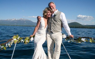 Intimate Lake Tahoe Boat Wedding