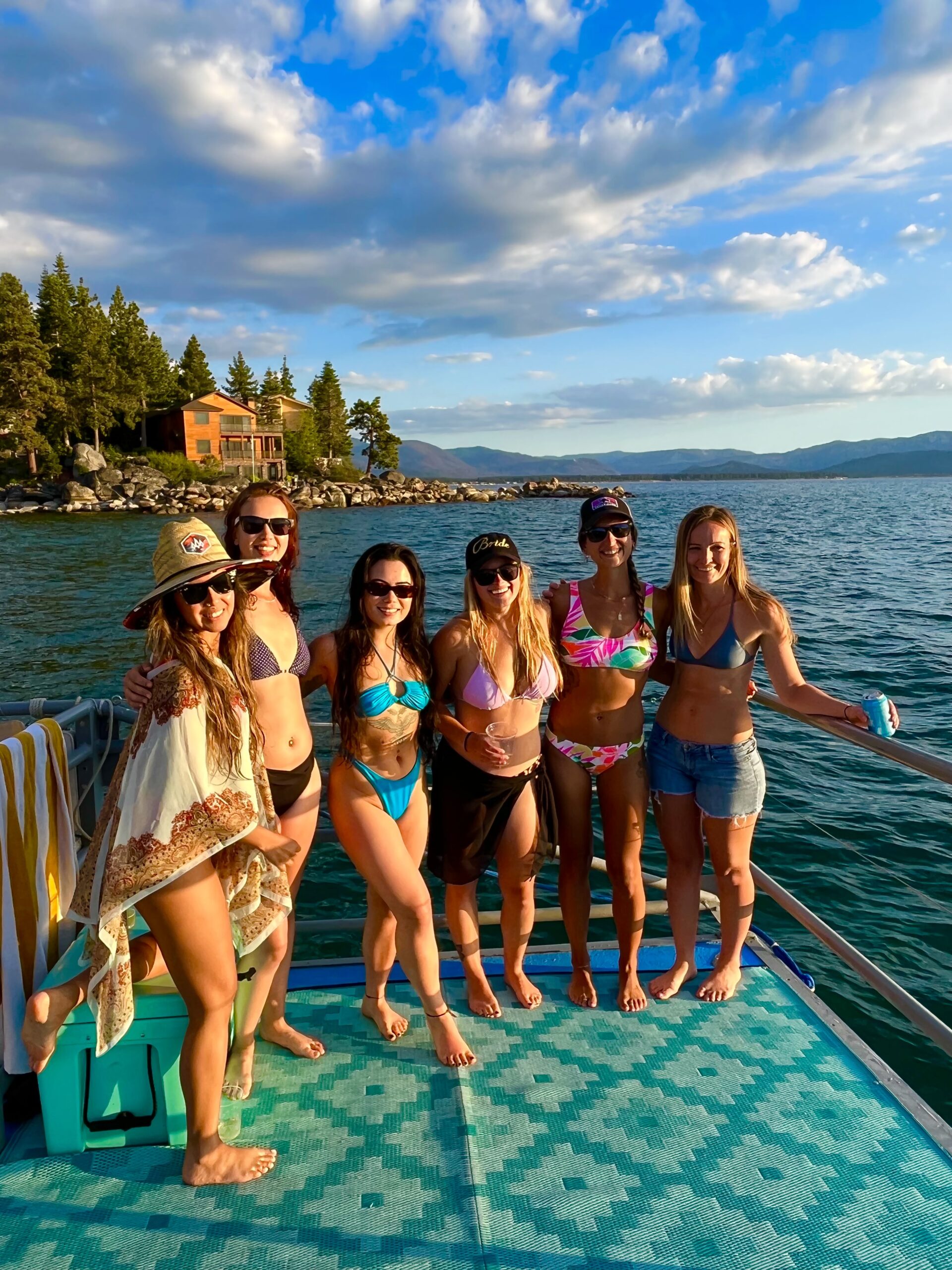 Lake Tahoe Party Boat Bachelorette party