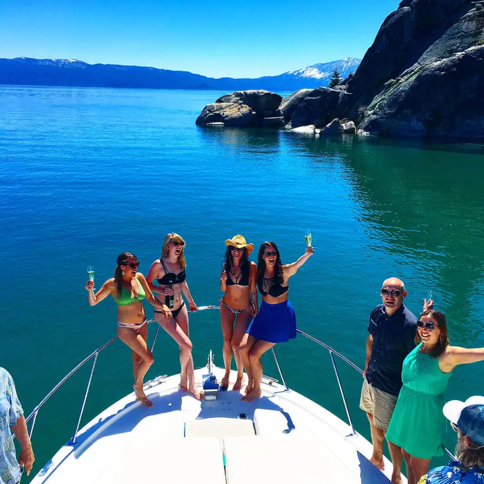 Lake Tahoe Power Boat Tours and Custom Yacht Charter Boats